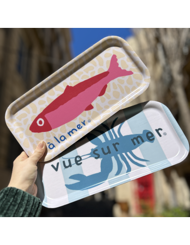 PLATEAU RECTANGULAIRE À LA MER - SOPHIE JANIERE