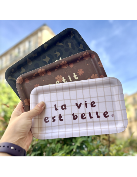 PETIT PLATEAU RECTANGULAIRE MOTIFS - SOPHIE JANIERE