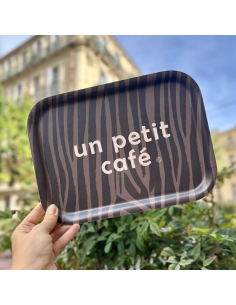 PLATEAU UN PETIT CAFE ZEBRE  - SOPHIE JANIERE