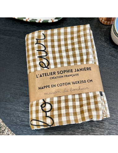 NAPPE EN COTON VICHY - SOPHIE JANIERE