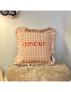 PETIT COUSSIN CARRÉ VICHY À FROUFROU - SOPHIE JANIERE 2
