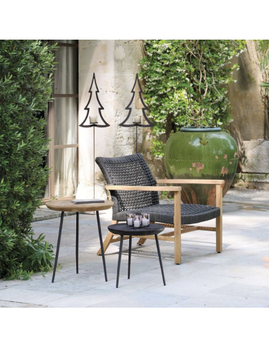 TABLE D'APPOINT BENOA EN TECK   - WMG