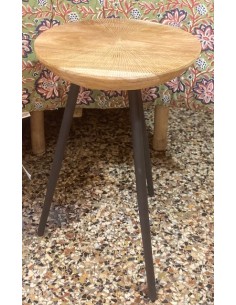 TABLE D'APPOINT BENOA EN TECK   - WMG 2