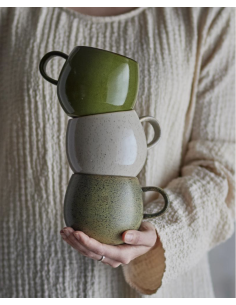 MUG EN CERAMIQUE ADDISON VERT - BLOOMINGVILLE