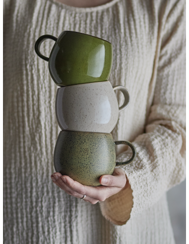 MUG EN CERAMIQUE ADDISON VERT - BLOOMINGVILLE
