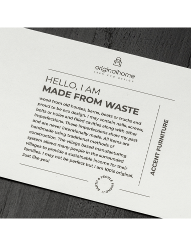 TABOURET DE GRANGE NOIR - ORIGINAL HOME