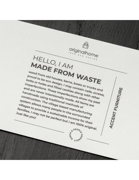 TABOURET DE GRANGE NOIR - ORIGINAL HOME