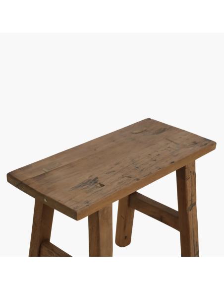 TABOURET EN BOIS RECYCLE JAVA - RAW MATERIALS