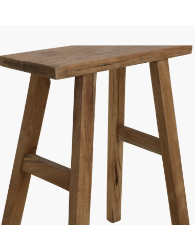 TABOURET EN BOIS RECYCLE JAVA - RAW MATERIALS