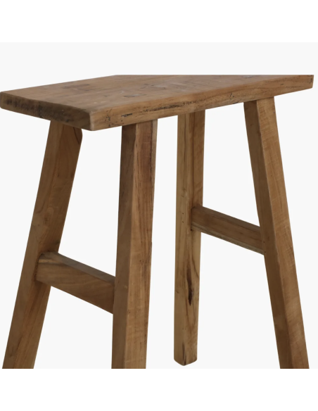 TABOURET EN BOIS RECYCLE JAVA - RAW MATERIALS