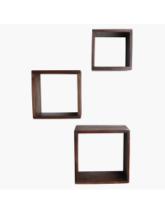 ETAGERE CUBE EN BOIS RECYCLE - RAW MATERIALS 2