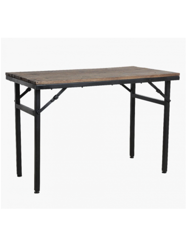 TABLE PLIABLE EN BOIS RECYCLE - RAW MATERIALS