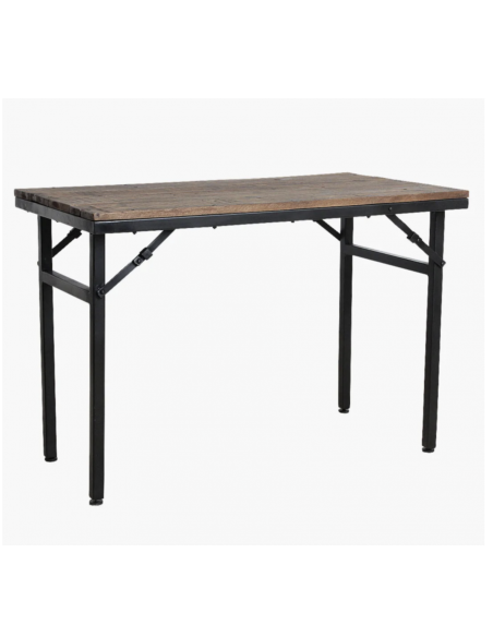 TABLE PLIABLE EN BOIS RECYCLE - RAW MATERIALS