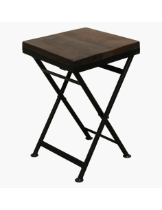 TABOURET BISTRO EN BOIS RECYCLE - RAW MATERIALS  2