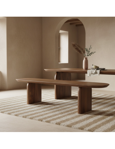 BANC EN BOIS BULLNOSE - RAW MATERIALS 