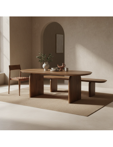 BANC EN BOIS BULLNOSE - RAW MATERIALS 