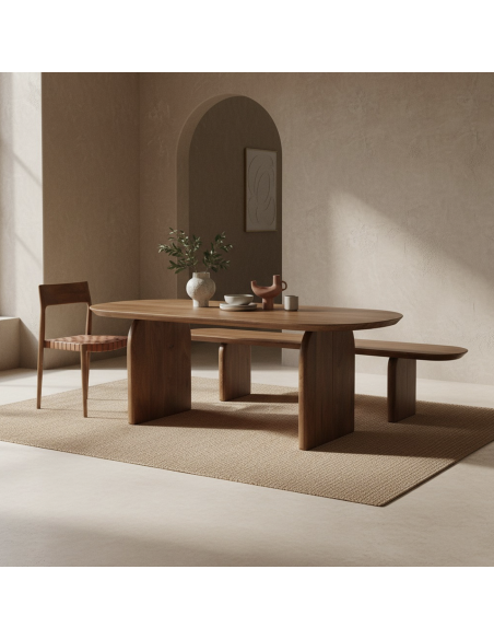 BANC EN BOIS BULLNOSE - RAW MATERIALS 