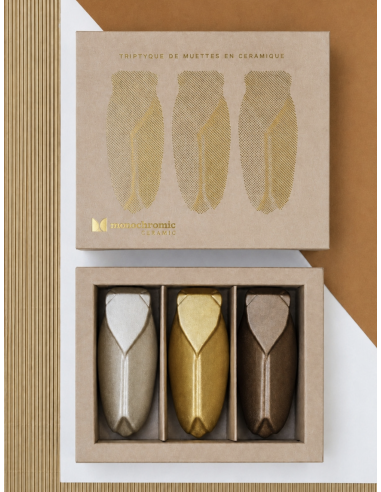 COFFRET 3 MINI CIGALES - MONOCHROMIC