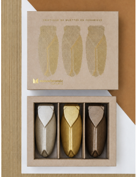 COFFRET 3 MINI CIGALES - MONOCHROMIC
