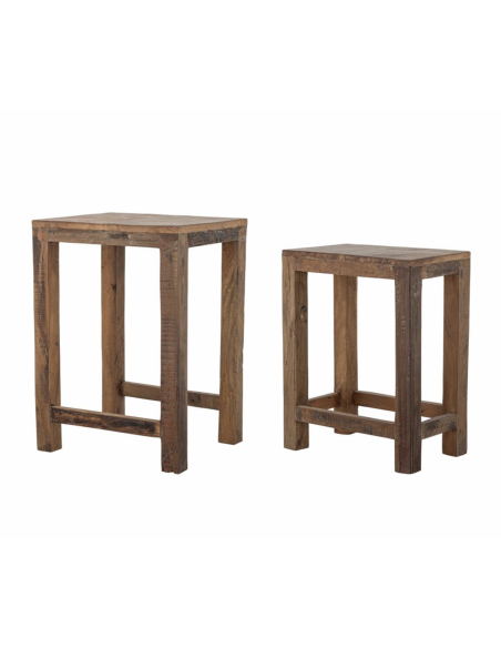 TABLE D'APPOINT EN BOIS RECYCLE - BLOOMINGVILLE