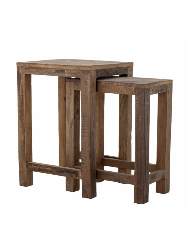 TABLE D'APPOINT EN BOIS RECYCLE - BLOOMINGVILLE