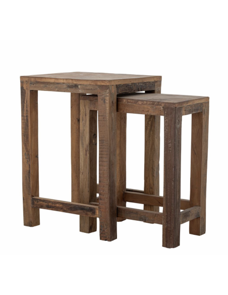 TABLE D'APPOINT EN BOIS RECYCLE - BLOOMINGVILLE
