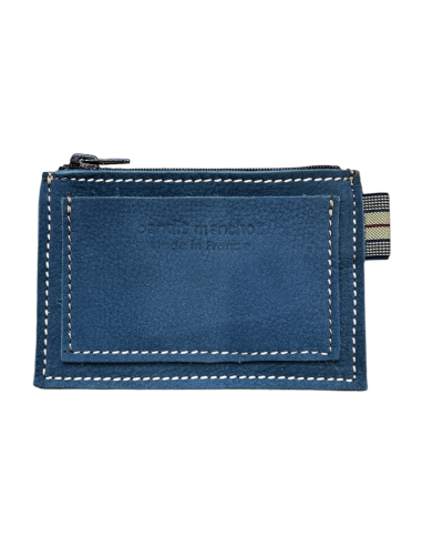PORTE-CARTES ZIPPE EN CUIR POUR HOMME - BANDIT MANCHOT