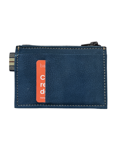 PORTE-CARTES ZIPPE EN CUIR POUR HOMME - BANDIT MANCHOT