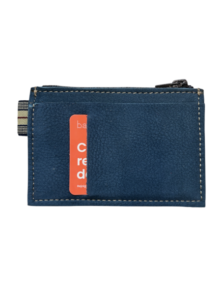 PORTE-CARTES ZIPPE EN CUIR POUR HOMME - BANDIT MANCHOT