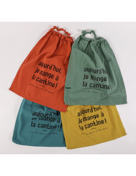 BAVOIR ENFANT EN COTON LAVÉ - SOPHIE JANIERE