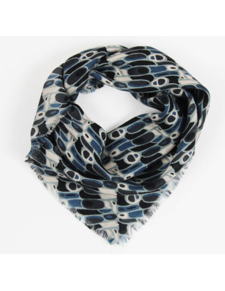 FOULARD DELTA EN LAINE - LES BELLES VAGABONDES 