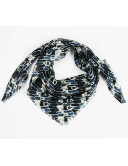 FOULARD DELTA EN LAINE - LES BELLES VAGABONDES 