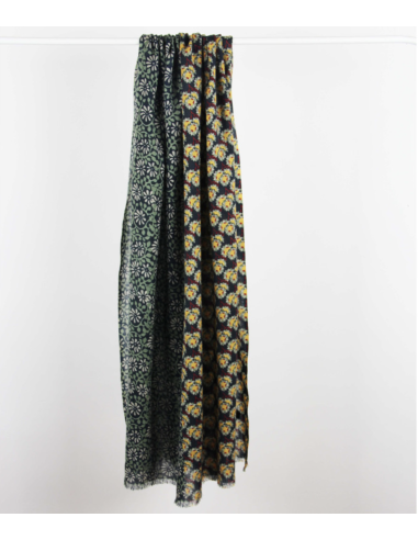 GRAND FOULARD EN LAINE 70X180 - LES BELLES VAGABONDES 