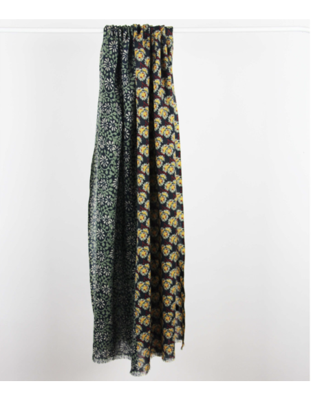 GRAND FOULARD EN LAINE 70X180 - LES BELLES VAGABONDES 