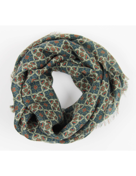 FOULARD EN LAINE 100X100 - LES BELLES VAGABONDES 