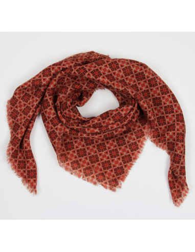 FOULARD EN LAINE 100X100 - LES BELLES VAGABONDES 