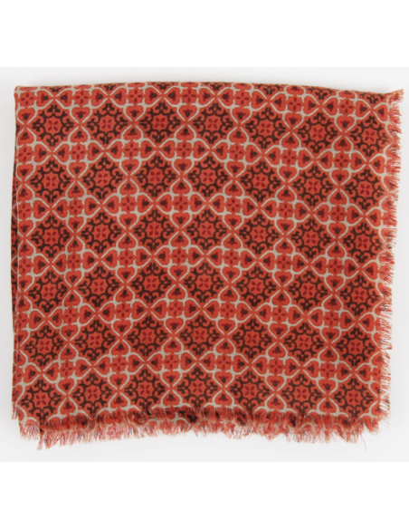 FOULARD EN LAINE 100X100 - LES BELLES VAGABONDES 