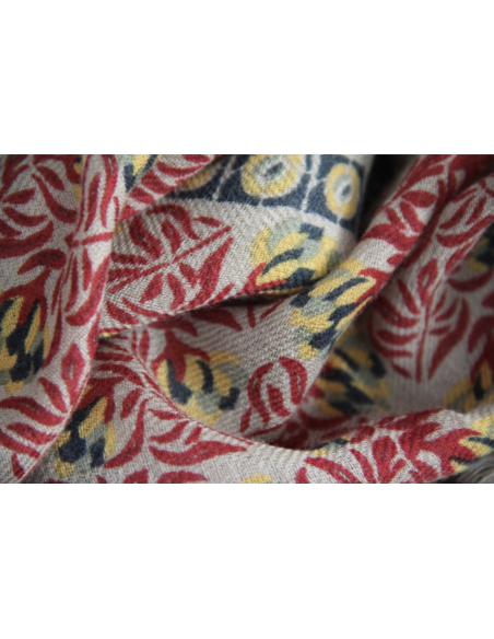 FOULARD EN LAINE 100X100 - LES BELLES VAGABONDES 