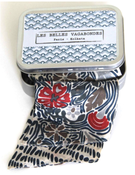 BANDEAU EN SOIE - LES BELLES VAGABONDES 