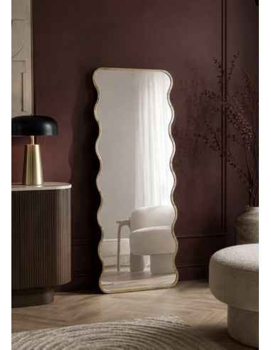 MIROIR VAGUES FIN MÉTAL - EMDE