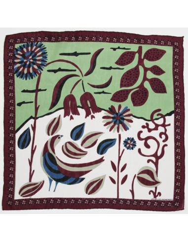 MINI FOULARD EN SOIE - LES BELLES VAGABONDES 