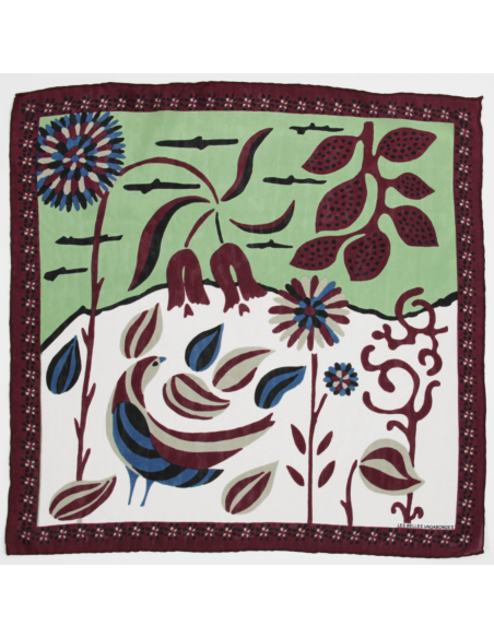 MINI FOULARD EN SOIE - LES BELLES VAGABONDES 