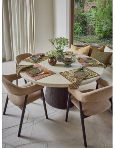 SET DE TABLE GIPSY EN COTON  - POMAX