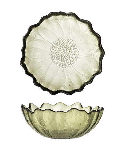 COUPELLE EN VERRE COLOREE - BLOOMINGVILLE