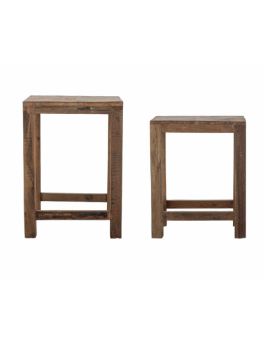 TABLE D'APPOINT EN BOIS RECYCLE - BLOOMINGVILLE