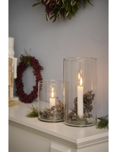 BOUGEOIR EN VERRE - IB LAURSEN 