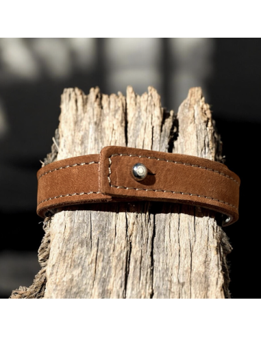 BRACELET HOMME EN CUIR - BANDIT MANCHOT