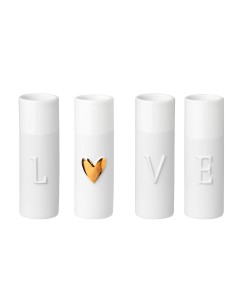 MINI VASES LOVE SET DE 4 - RÄDER 2