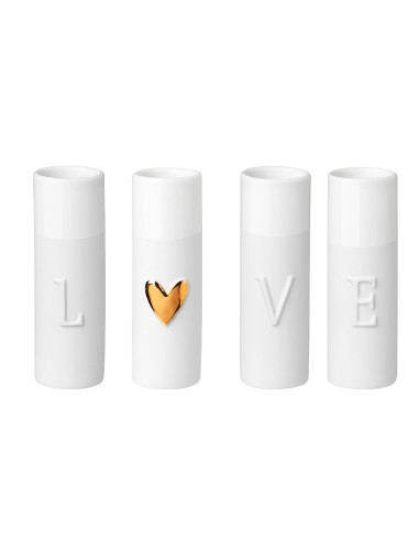MINI VASES LOVE SET DE 4 - RÄDER