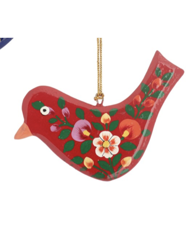 DECO OISEAU  EN PAPIER MACHÉ - SASS & BELLE